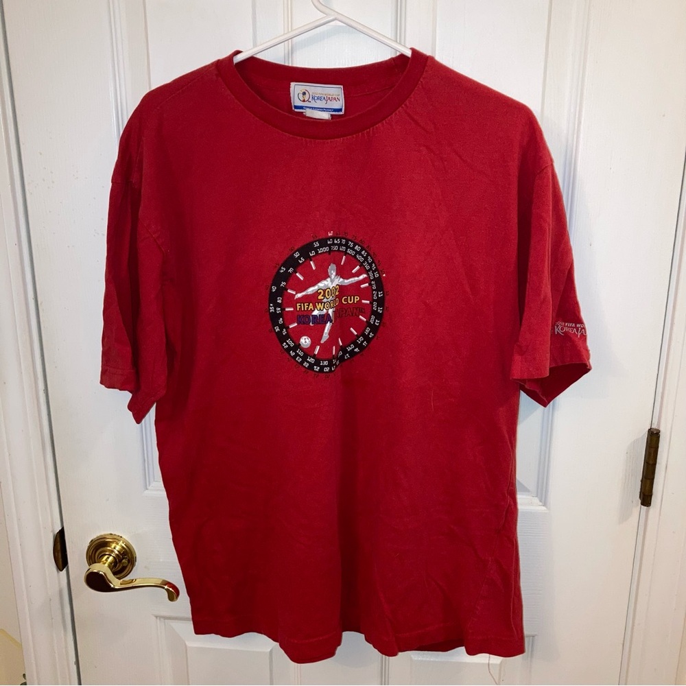FIFA WC | 2002 WC tee shirt | Size Medium (?) | Used